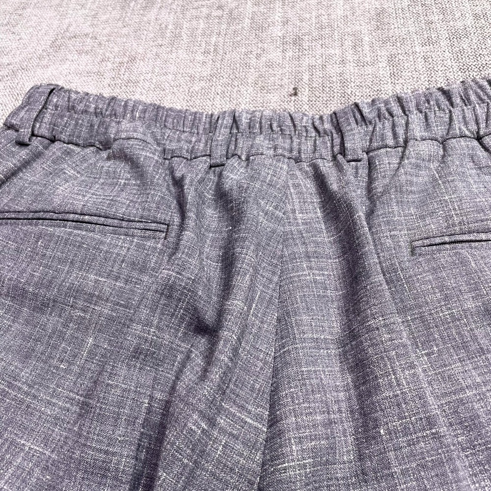 Ted Baker Jem Textured Dress Pants Mens 35 Light Gray Wool Stretch TB605059 - Picture 14 of 15